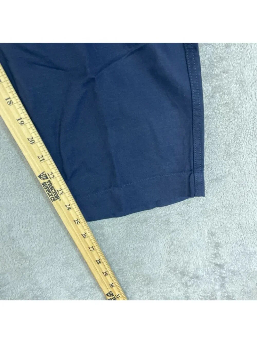 NWOT Banana Republic Women's XL Navy Blue Linen-Blend Cropped Pants B1734